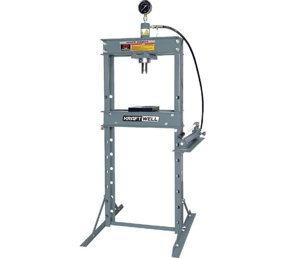 Изображение товара Пресс с ручным приводом 20т KraftWell KRWPR20