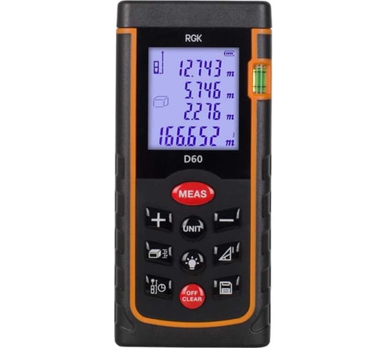 Изображение товара Лазерный дальномер RGK d60 с поверкой 755665