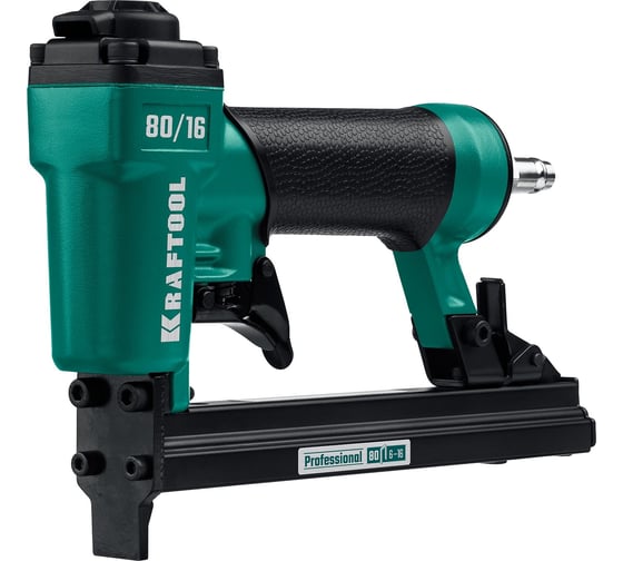 Изображение товара Пневматический степлер KRAFTOOL скобы тип 80, 6-16 мм 31960