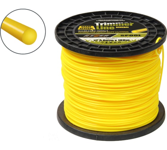 Изображение товара Леска GENERAL (3.0 мм; 168 м; круг) Rezer 03.007.00066