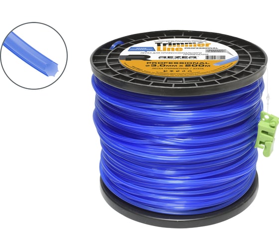 Изображение товара Леска PROFESSIONAL (3.0 мм; 200 м; семиугольник) Rezer 03.007.00094