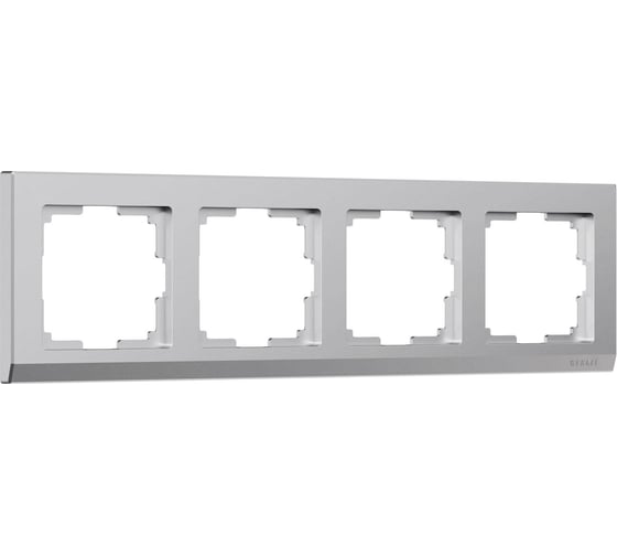 Изображение товара Рамка на 4 поста WERKEL stark серебряный матовый a063456