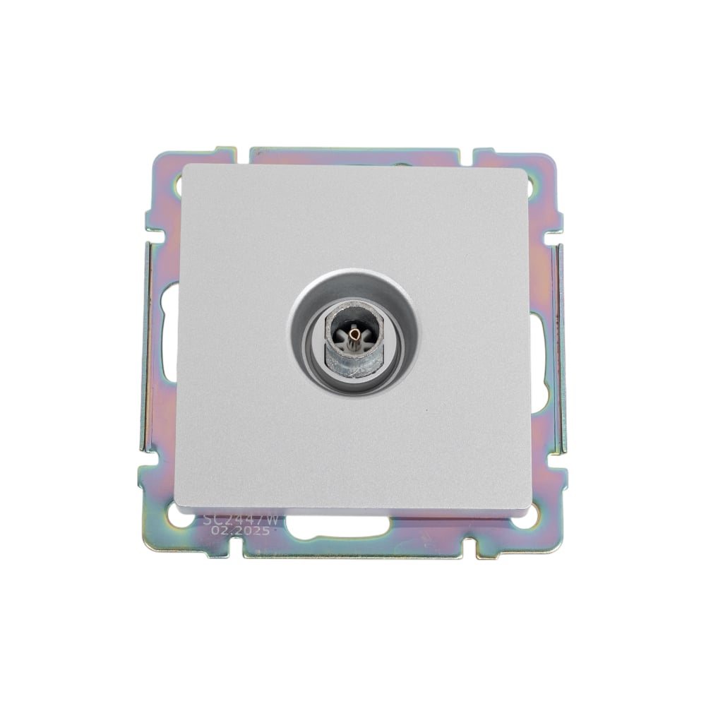 Изображение товара Оконечная телевизионная розетка WERKEL серебряный матовый a063621