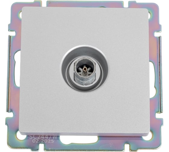 Изображение товара Оконечная тв-розетка WERKEL серебряный матовый a063621