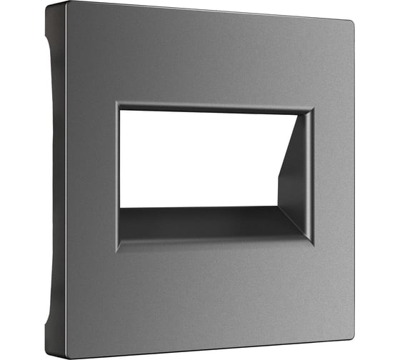Изображение товара Накладка для двойной розетки WERKEL еthernet rj-45 графит матовый a063114