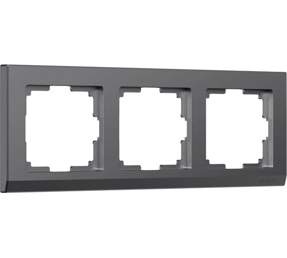 Изображение товара Рамка на 3 поста WERKEL stark графит матовый a063117