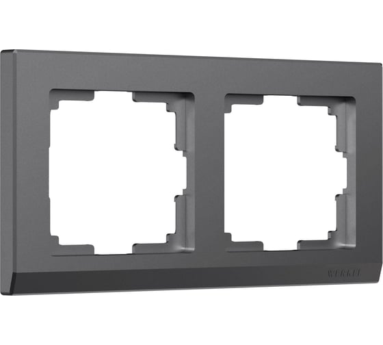 Изображение товара Рамка на 2 поста WERKEL stark графит матовый a063116
