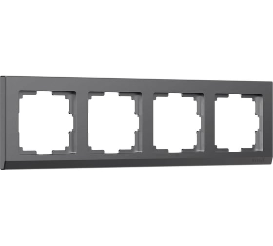 Изображение товара Рамка на 4 поста WERKEL stark графит матовый a063118