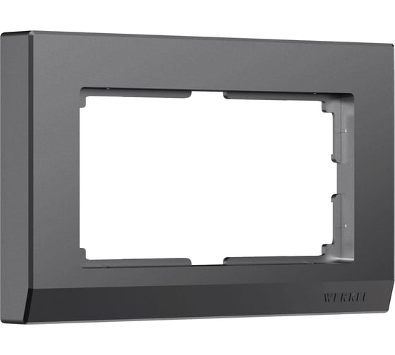 Изображение товара Рамка для двойной розетки WERKEL stark графит матовый a063120