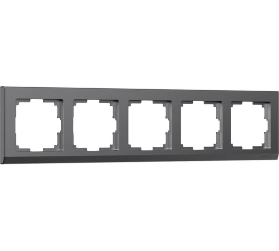 Изображение товара Рамка на 5 постов WERKEL stark графит матовый a063119