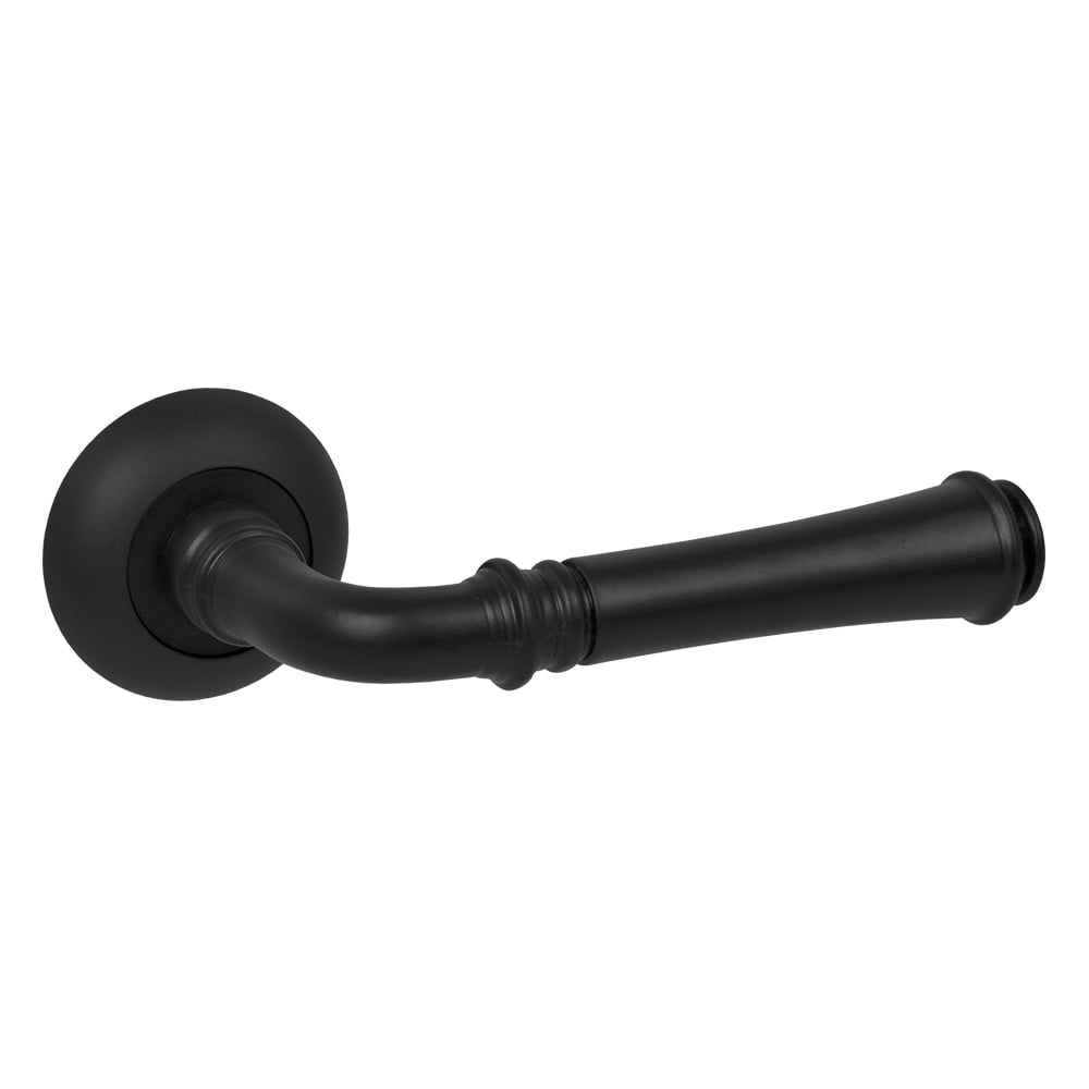 Изображение товара Раздельная ручка FUARO LM/Z R.TL54.SERENITY BL-24 черный для межкомнатных дверей