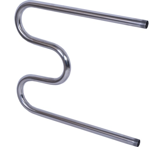 Изображение товара Водяной М-образный полотенцесушитель ТЕРА 500х600 наружная резьба 1 ПСВ-05-03