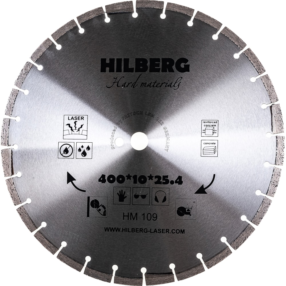 фото Отрезной алмазный диск hilberg