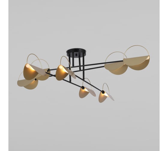 Изображение товара Потолочный светильник Eurosvet 70148/8 черный/золото a062043