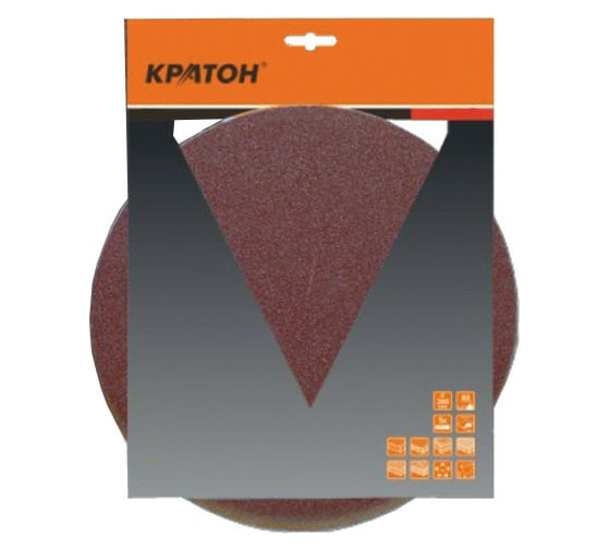 Изображение товара Круг шлифовальный (125 мм; Р100) Кратон 1 13 02 004