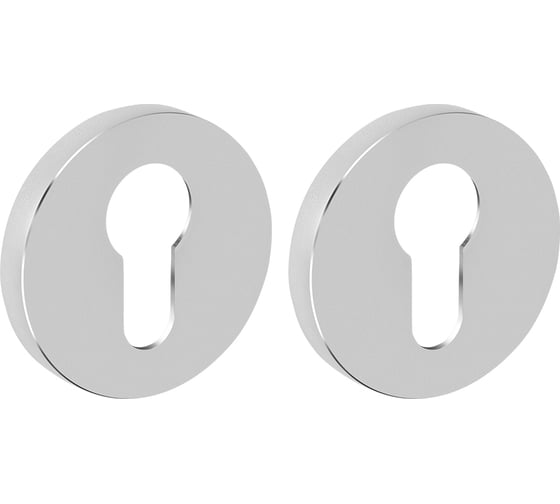 Изображение товара Накладка на цилиндр FUARO ET.R.SLR52 CP-8 хром 46877