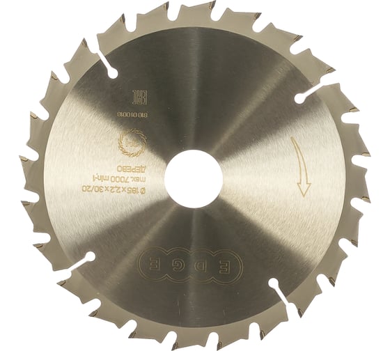 Изображение товара Диск пильный по дереву (185х30/20 мм; Z 24) PATRIOT 810010018