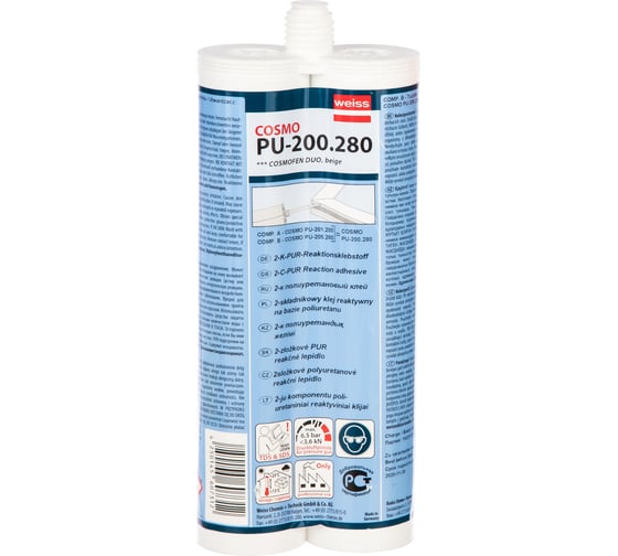 Изображение товара Двухкомпонентный полиуретановый клей COSMO FEN PU-200.280