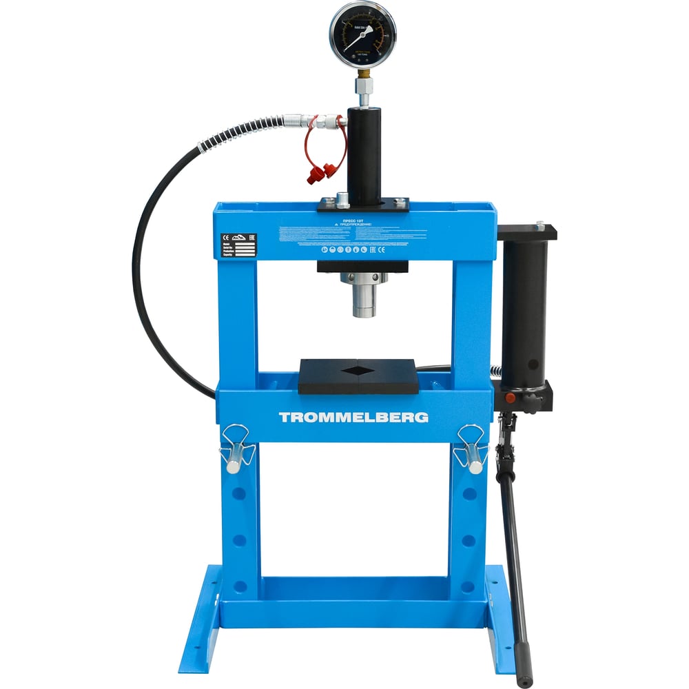 Изображение товара Настольный пресс 10т с манометром Trommelberg SD261210