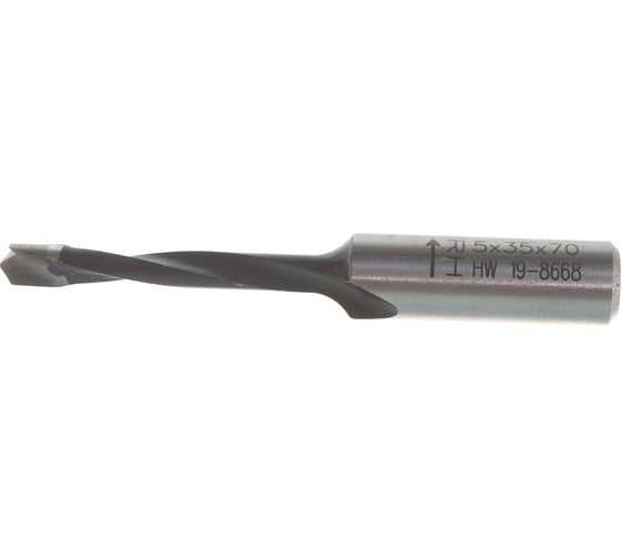 Изображение товара Сверло HW (5x35x70 мм; Z 2+2; S 10x30 RH) для присадочного станка CMT 311.050.41