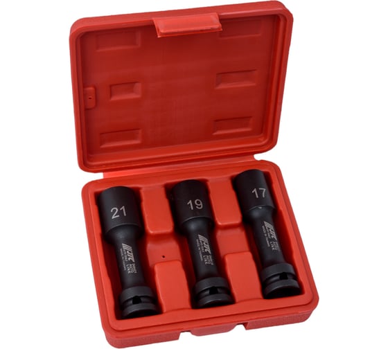 Изображение товара Набор головок для колесных дисков (17-21 мм; 100 мм; 1/2") 3 шт. JTC JTC-5444