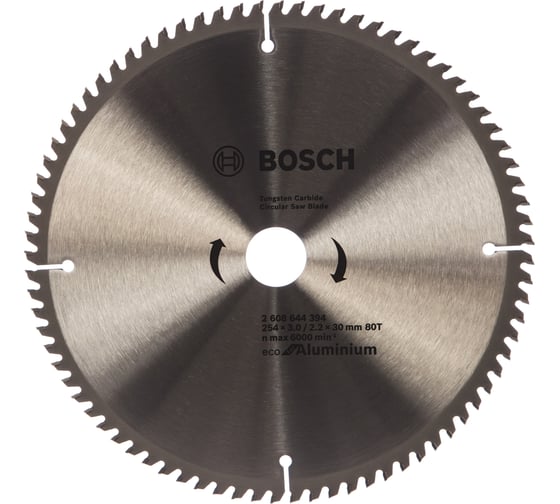 Изображение товара Пильный диск ECO AL (254x30 мм; 80T) Bosch 2608644394