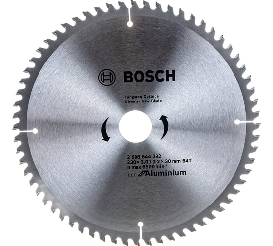 Изображение товара Пильный диск ECO AL (230x30 мм; 64T) Bosch 2608644392