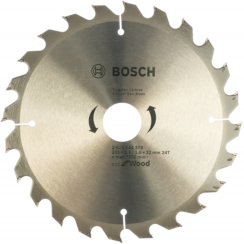 Пильный диск Bosch диск пильный bosch eco wo 160 20 16 24t 2608644373