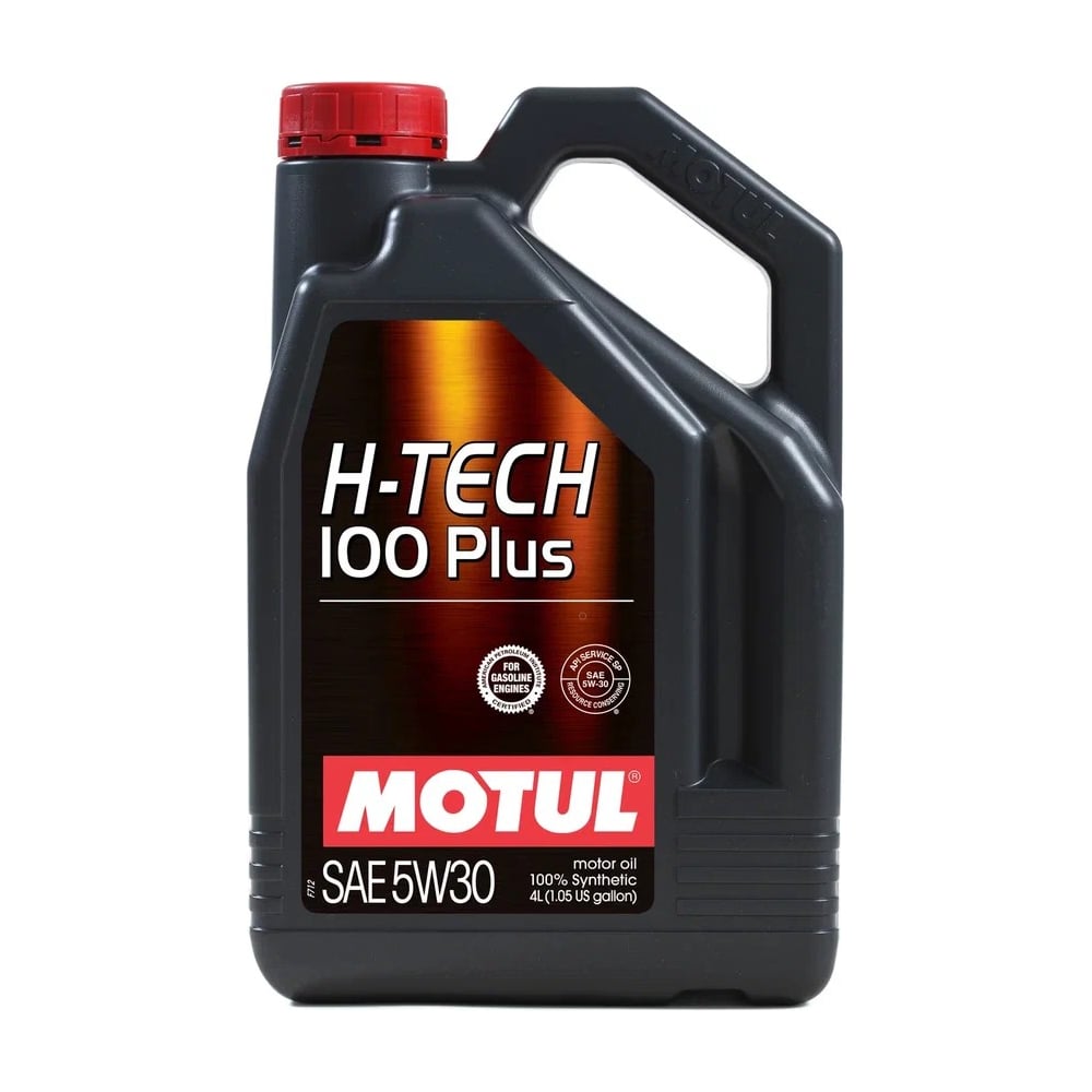 Изображение товара Моторное синтетическое масло MOTUL H-TECH 100 PLUS 5W30 4л для легковых автомобилей