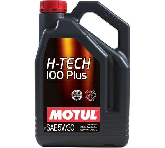 Изображение товара Моторное масло MOTUL H-TECH 100 PLUS 5W30 4л 112142