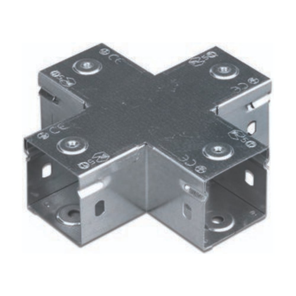 Изображение товара Ответвитель глухой горизонтальный Х образный 50 DKC для кабельных трасс