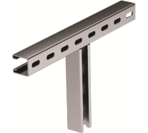 Изображение товара T-образное крепление к вертикальной двутавровой балке DKC 200 мм горячеоцинкованное 1 ШТ BMH3020HDZ