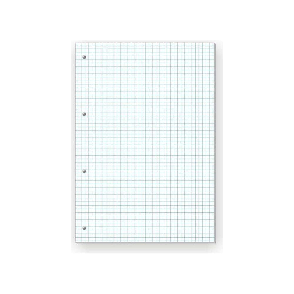 Блок сменный для тетрадей на кольцах сменный блок 80л клетка а4 ООО Комус