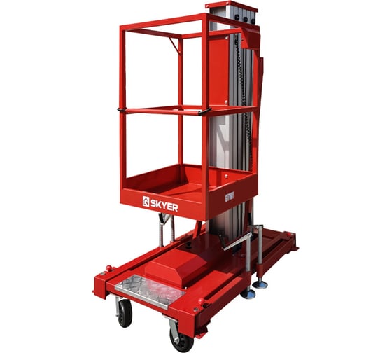 Изображение товара Одноместный телескопический подъемник SKYER высота подъема 6 м, 220 в (комплект) GTWY6-100S AC