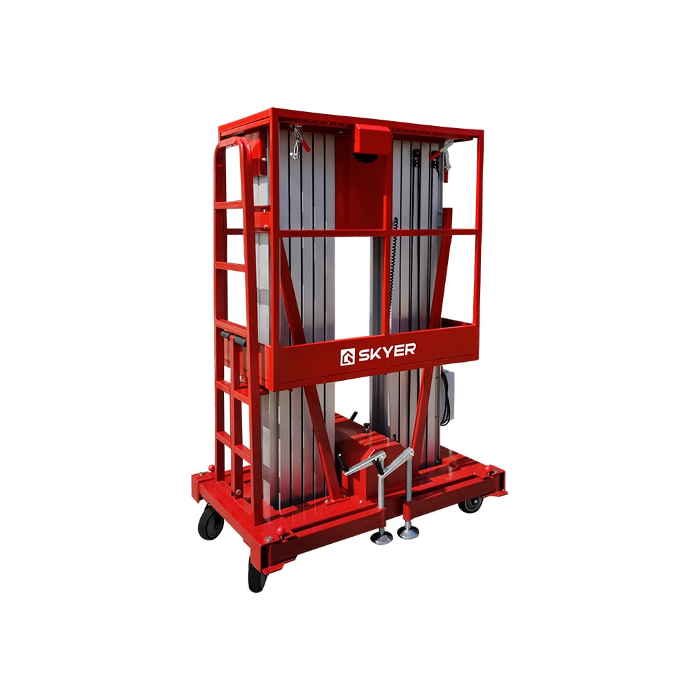 Изображение товара Двухместный телескопический подъемник SKYER высота 10 м GTWY10-200S AC