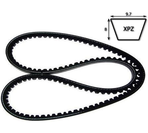 Изображение товара Ремень для сверлильного станка JDP JET 8 (зубчатый 662) Holzer Flexo XPZ662