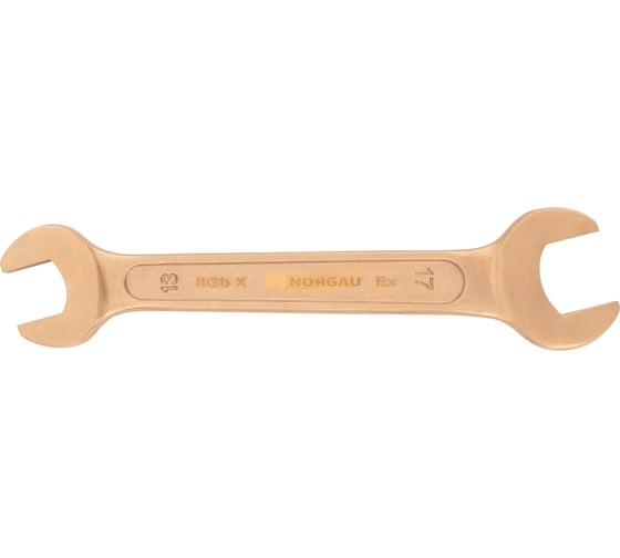 Изображение товара Рожковый ключ NORGAU тип N6-13х17 искробезопасный, 17х13 мм, длина 140 мм 069002057