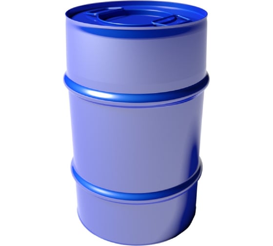 Изображение товара Стальная бочка Тара.ру 50 л, с ручками, окрашенный, с крышкой "хлопок" (D 180) 00139