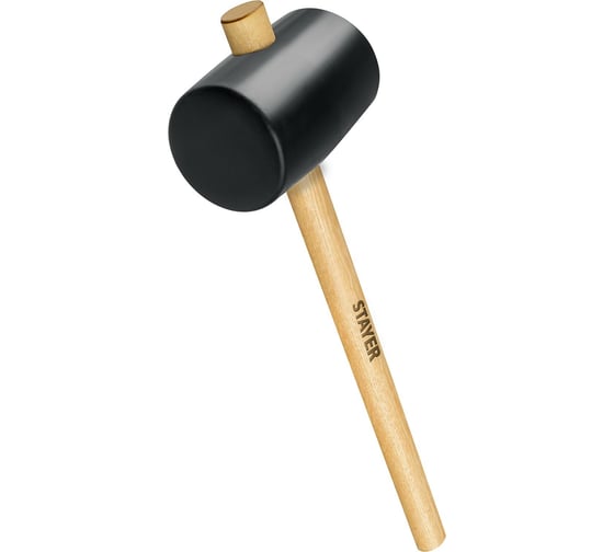 Изображение товара Чёрная резиновая киянка STAYER 900 г 20505-90
