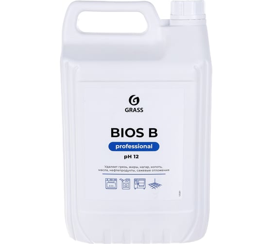 Изображение товара Индустриальный очиститель и обезжириватель на водной основе Bios-B (5.5 кг) Grass 125201