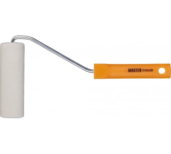 Изображение товара Ролик, ядро 35мм, пенополиэстер, мелкопористый, ручка 27см, желтый, 10см МASTER COLOR 30-1027