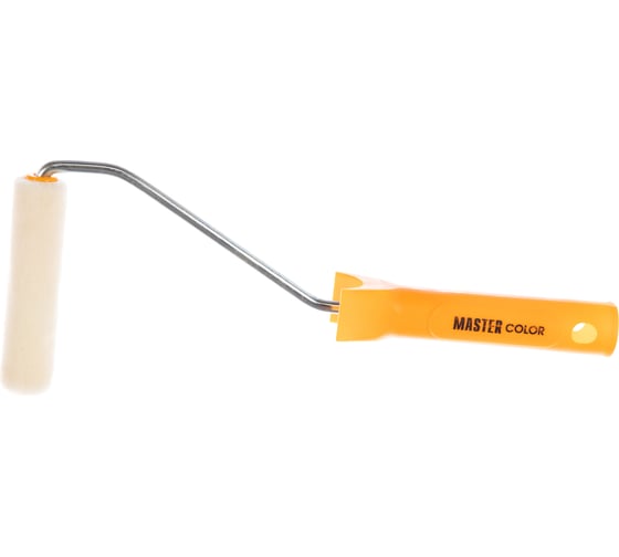 Изображение товара Ролик, ядро 15мм, 100% велюр, ворс 5мм, ручка 27см, 10см МASTER COLOR 30-1114
