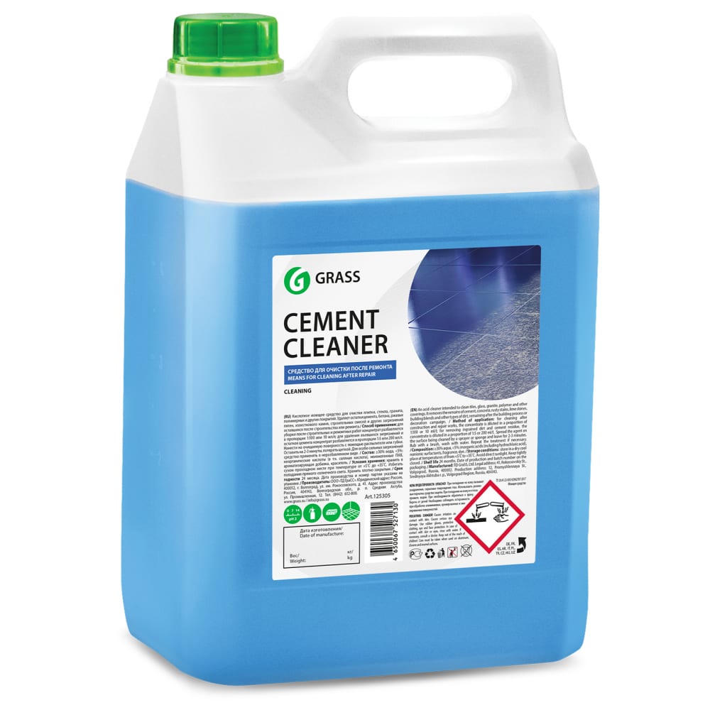 фото Очиститель после ремонта cement cleaner (5.5 кг) grass 125305