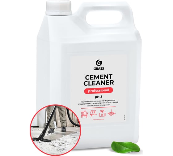 Изображение товара Очиститель после ремонта Cement Cleaner (5.5 кг) Grass 125305