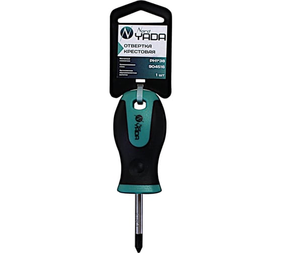Изображение товара Крестовая отвертка Nord-Yada PH1x38 магнитный наконечник, CRV 904516