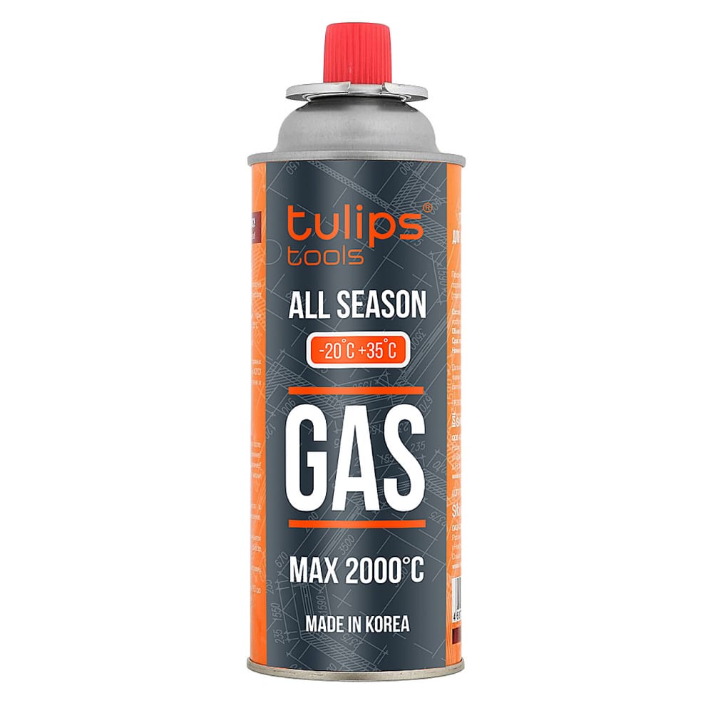 Цанговый баллон с газом Tulips Tools баллон c газом kemper 576 supergas