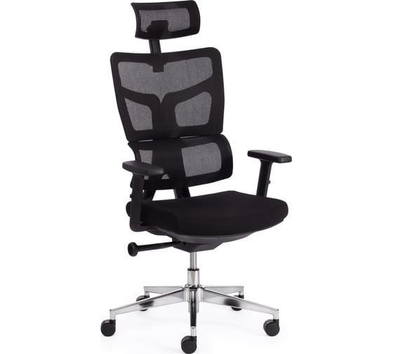 Изображение товара Кресло Tetchair mesh-11hr ткань/сетка, черный 19507