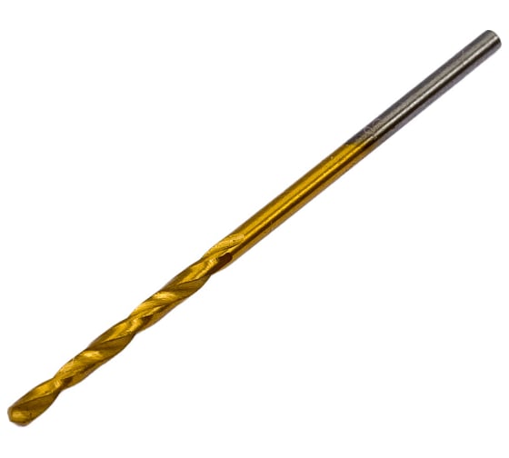 Изображение товара Сверло по металлу Профоснастка 1,6 мм HSS M2 TIN/135 DIN 338, 10 шт., №343 30202023