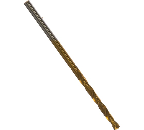 Изображение товара Сверло по металлу Профоснастка 2,1 мм HSS M2 TIN/135 DIN 338, 10 шт., №348 30202028