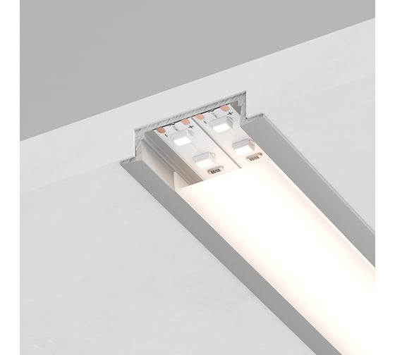Изображение товара Алюминиевый встраиваемый широкий профиль, серебро Feron CAB252 10293